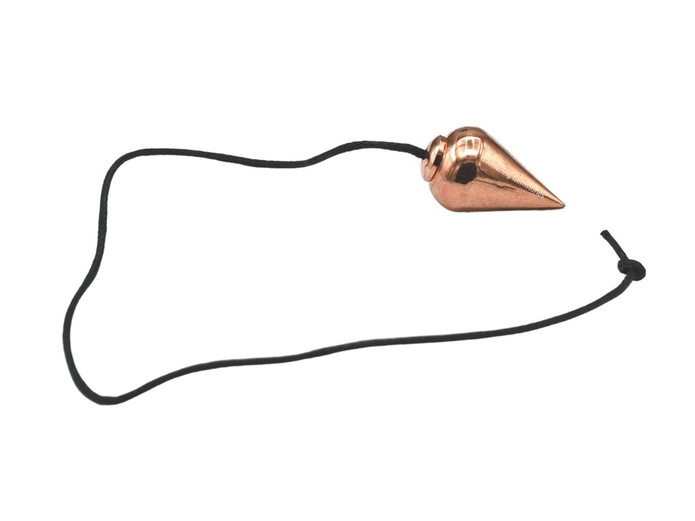 Copper Dome Cone Metal Pendulum for Divination