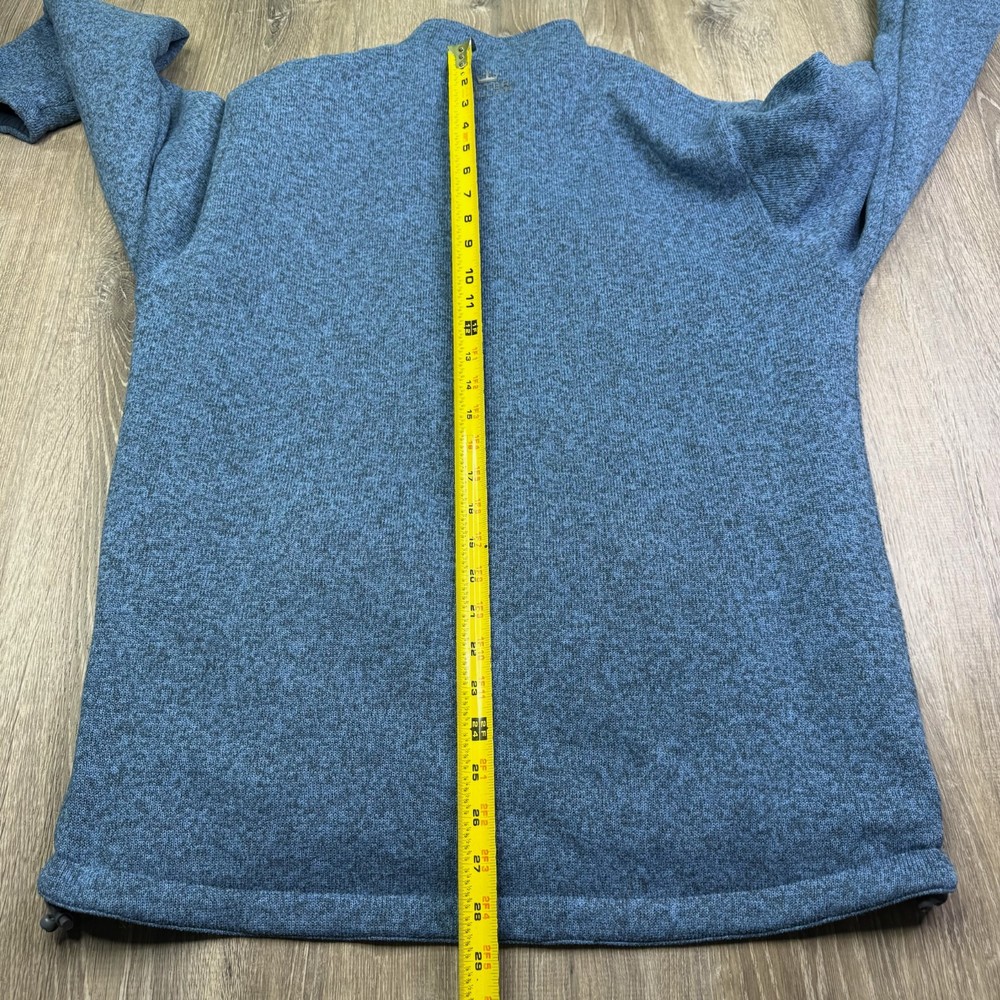 Peter Millar Crown Sport Mens Blue Performance 1/4 Zip Stretch Pullover Size M