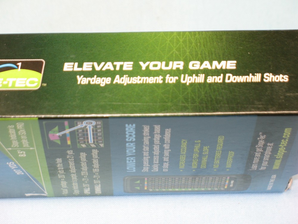 SLOPE TECH ~ # SDx PRO ~ GOLFER SLOPE COMPENSATION "GOLF"