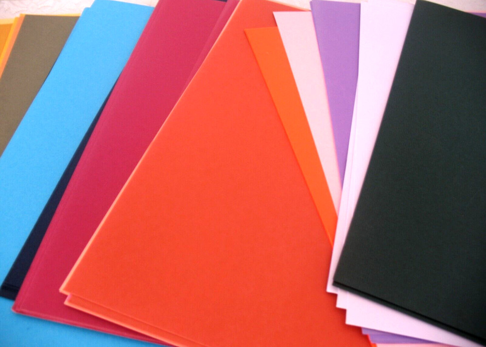 Stampin Up Solid Colors Cardstock - (24) 8.5x11 Sheets