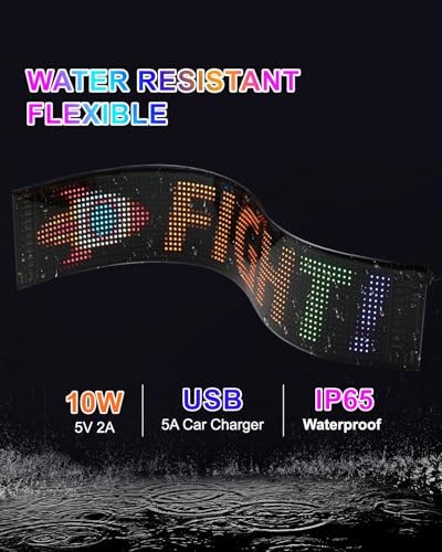 Programmable LED Scrolling Sign - Display Board with 23" x 5" Full Color