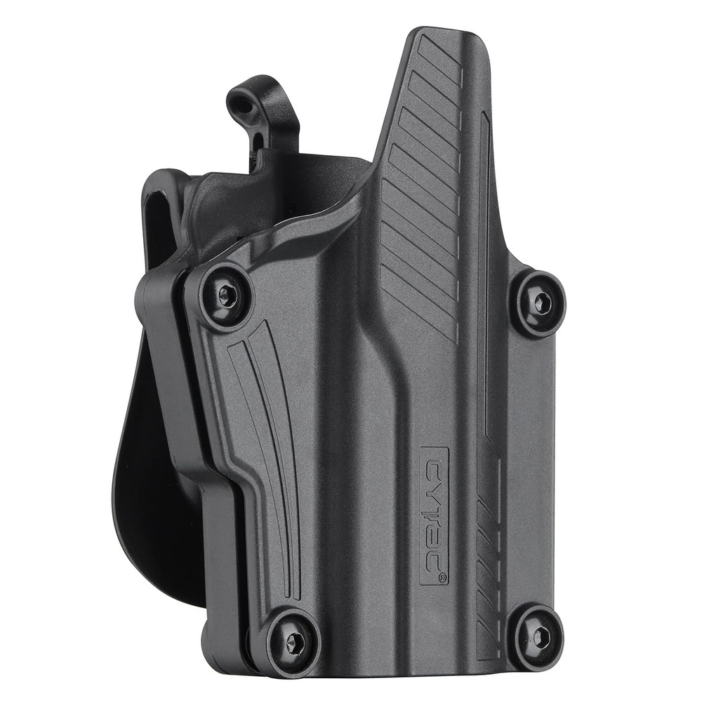 Mega-fit Thumb Release Holster with Paddle Black