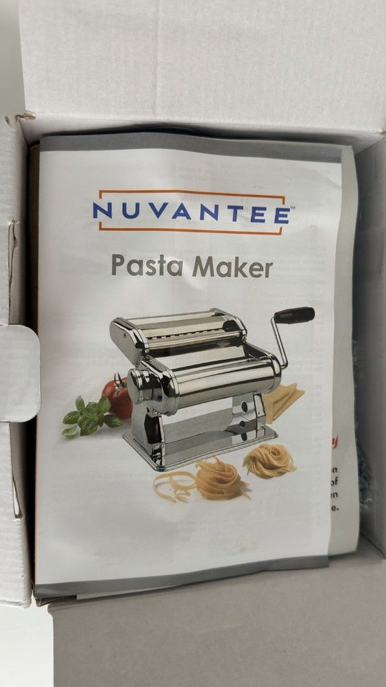 Nuvantee Pasta Machine (150 roller w/ cutter)