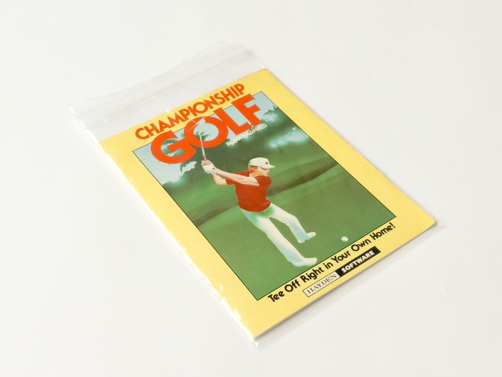 Championship Golf - Hayden Software - 1982 / Apple II