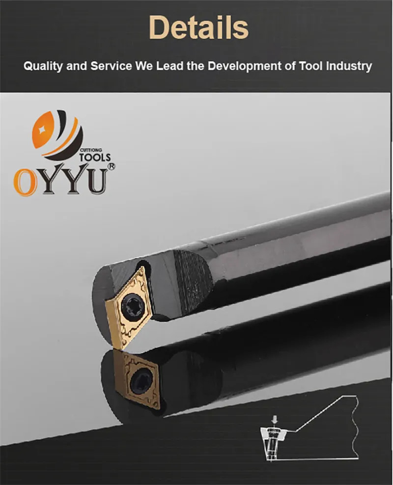Internal Turning Tool S16Q 16mm SDUCL11 Boring Bar Holder Durable DCMT Insert