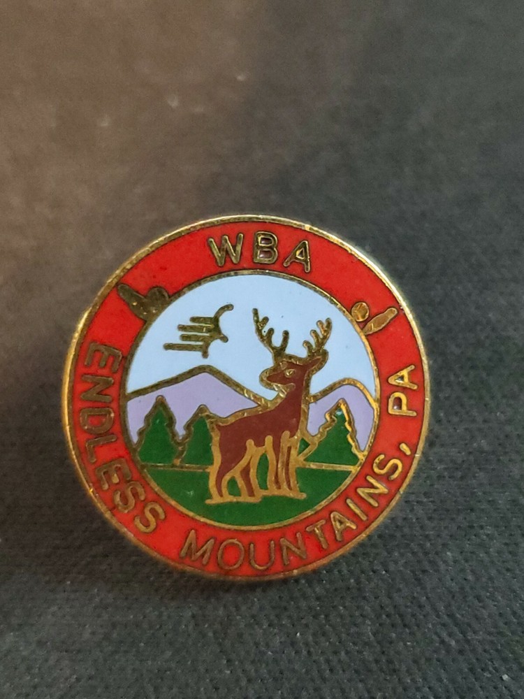 ENDLESS MOUNTAINS WBA Bowling Lapel Hat Enamel  Pin C