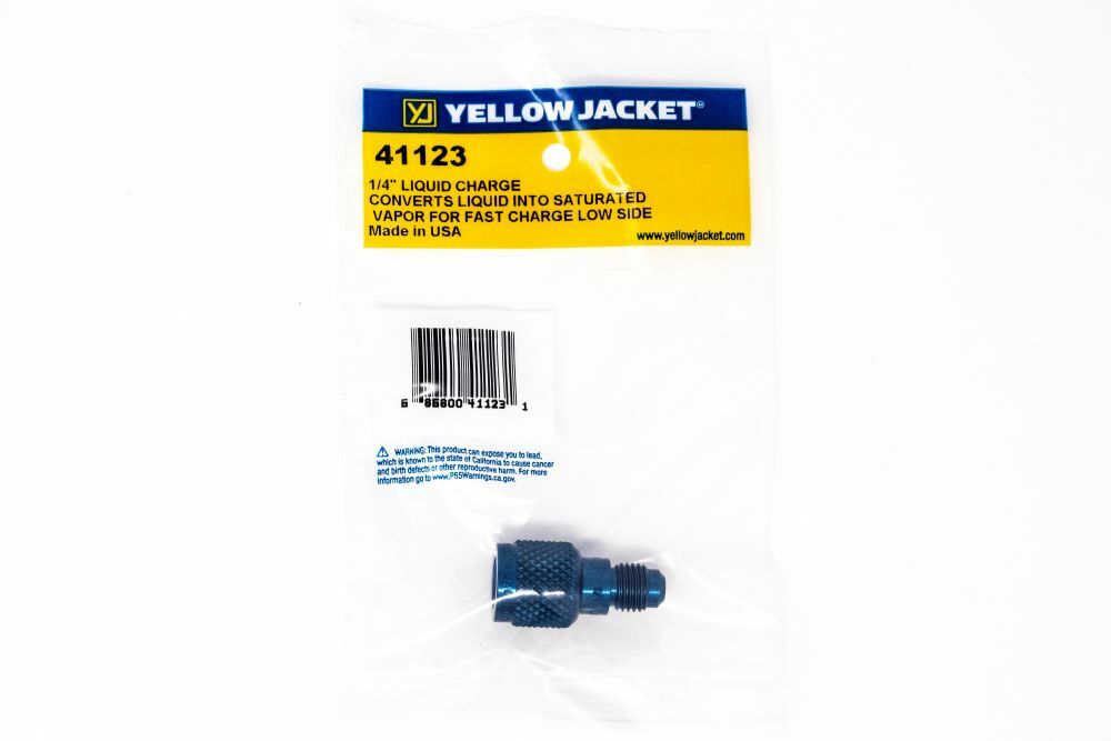 Yellow Jacket 41123 1/4" Liquid Charging Adapter
