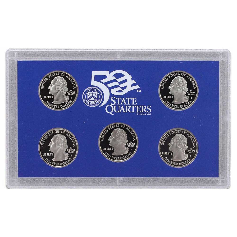 2003-S Proof U.S. Clad Quarters Proof Set