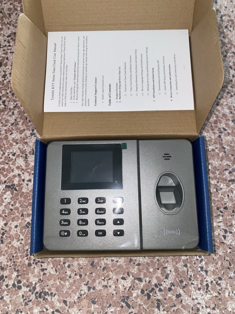 App-Based Time Clock – Fingerprint Attendance for Small Business, iOS/Android