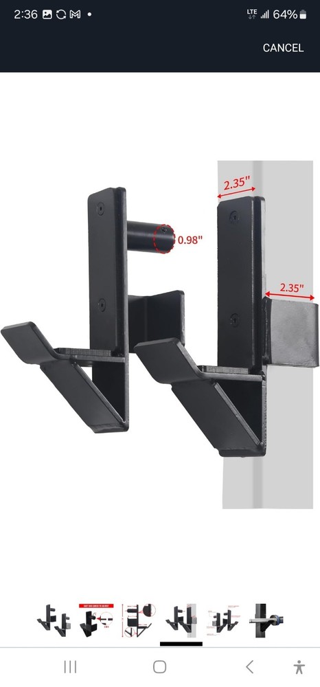 Zukam J Hook Barbell Spot