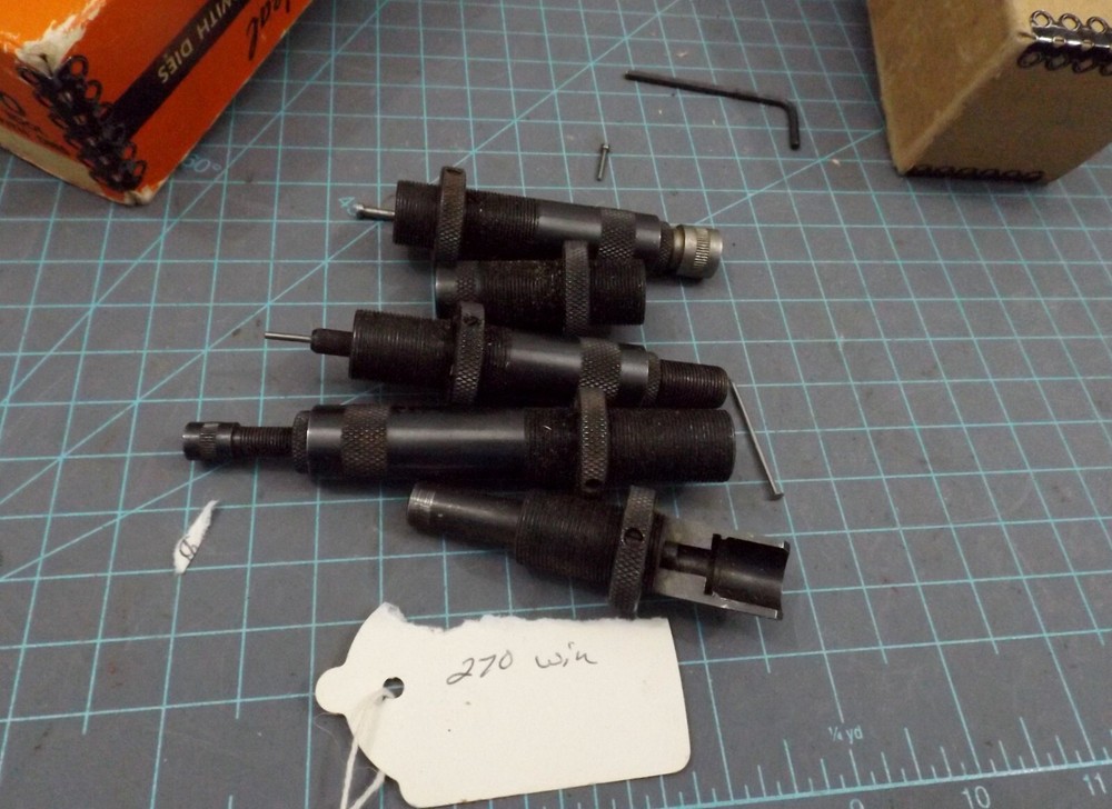 Vintage Ideal Lyman 310 Reloading Tool w/ 270 Win dies