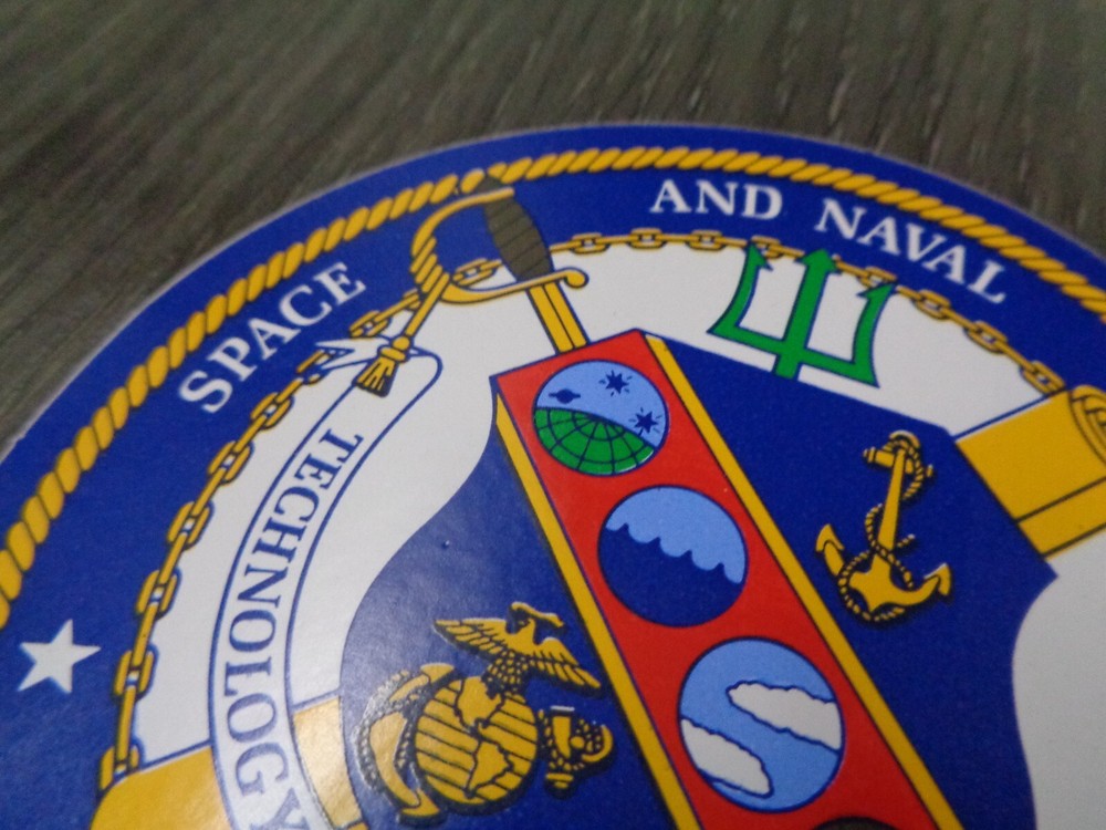 US NAVY STICKER / DECAL SPACE AND NAVAL WAREWARE SYSTEMS COMMAND