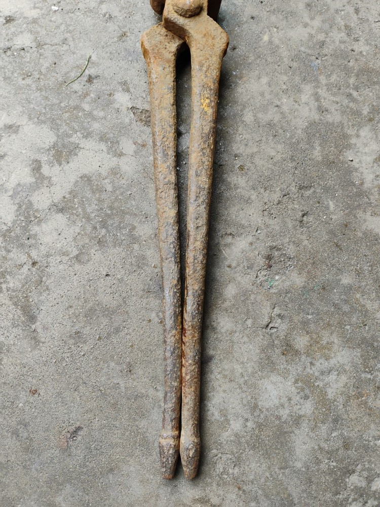 Antique 14" Blacksmith Farrier's Nippers Blacksmith Tools Clippers