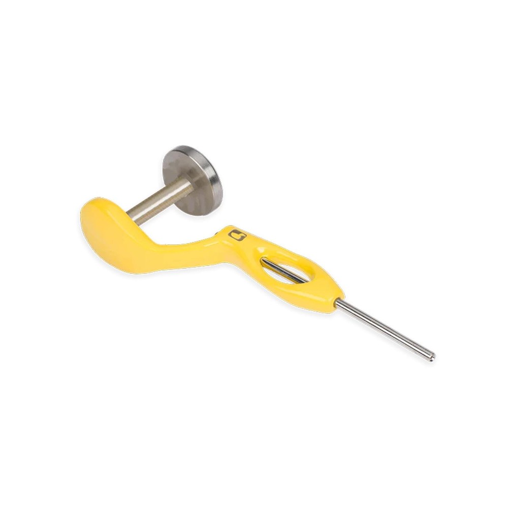 Ergo Bobbin Fly Tying Tool, Ergonomic Handle, Adjustable Tension (Yellow)