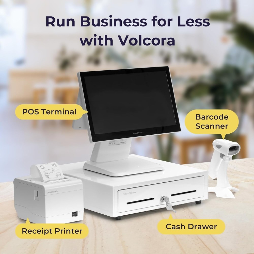 Thermal Receipt Printer, 80mm POS Printer w/Auto Cutter, USB/Ethernet Interface
