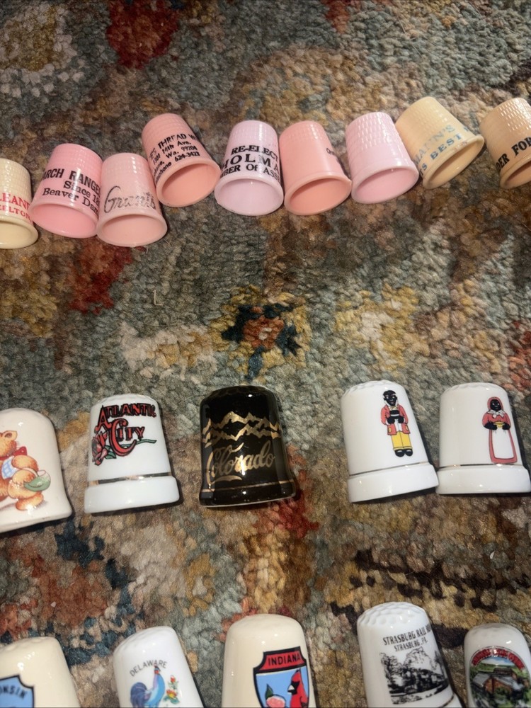 Small Thimble Collection 46 Total