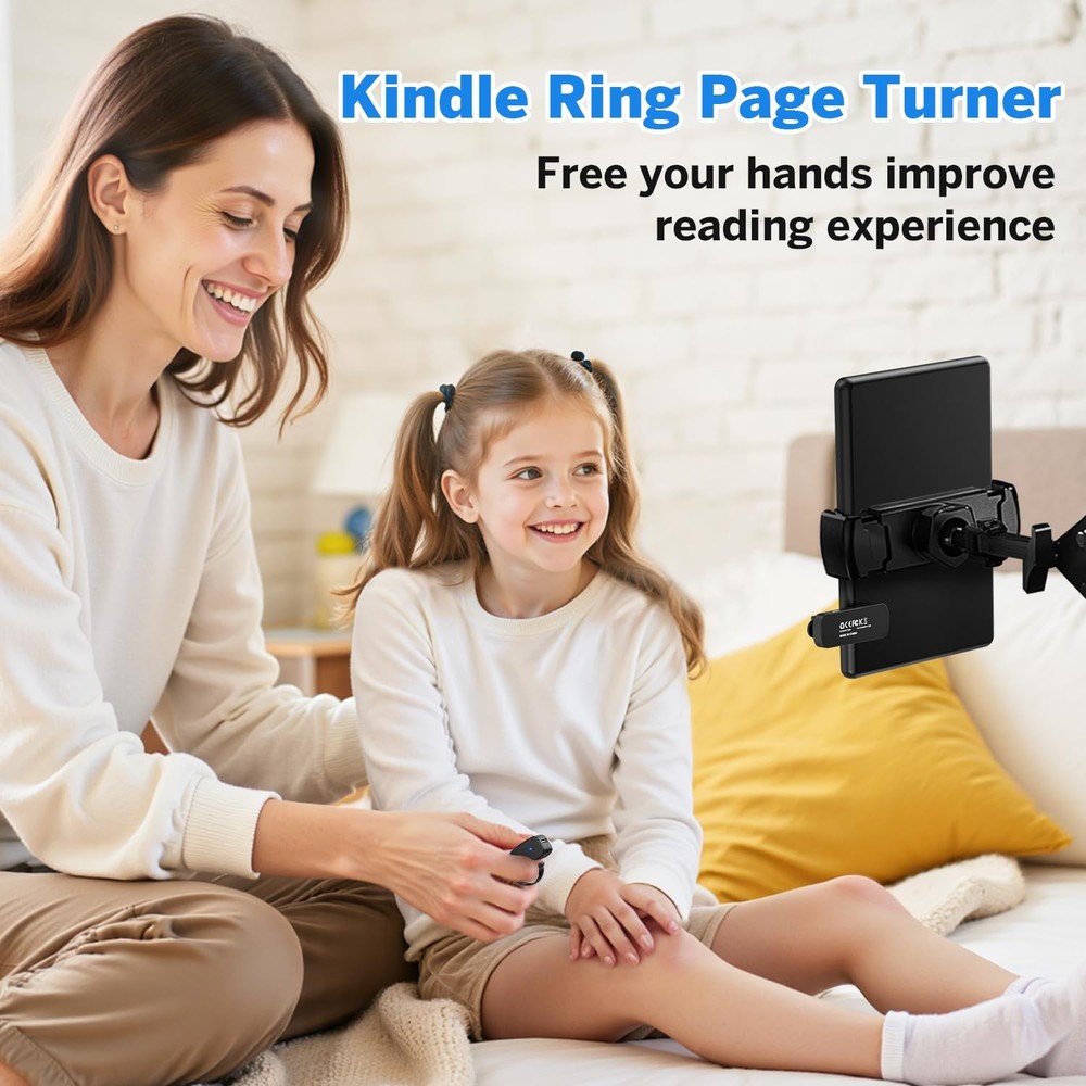 Page Turner Ring for Kindle,Remote Control for iPhone iPad Android Tablets E-...