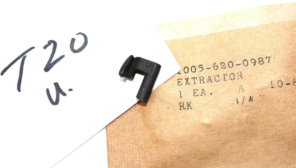 M1 Carbine Extractor, Original USGI, NOS "U" - # T20