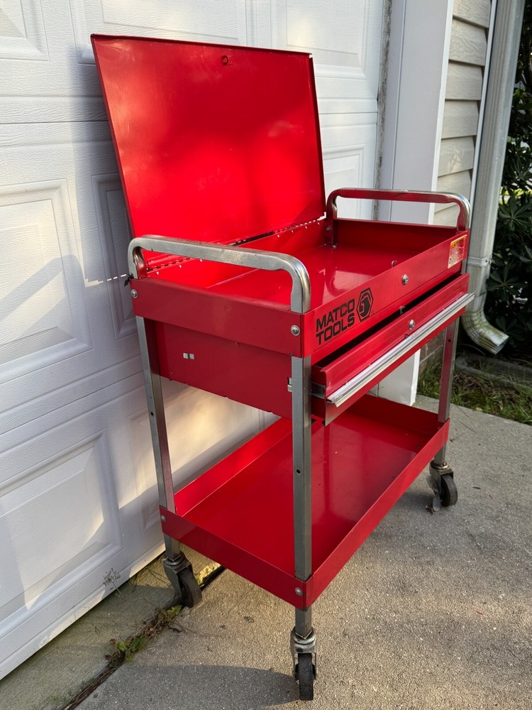 Matco Tools SP8230 Single Drawer Rolling Service Tool Cart w/Lid