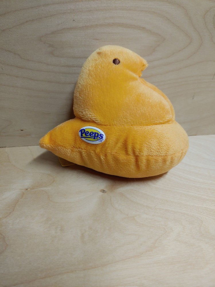 Peeps Orange Chick 5" x 5" Bean Plush Lot 1