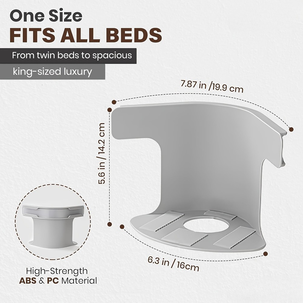 Practical Flexible Easy to Install 4PCS Invisible Reinforced Bed Sheet Fasteners