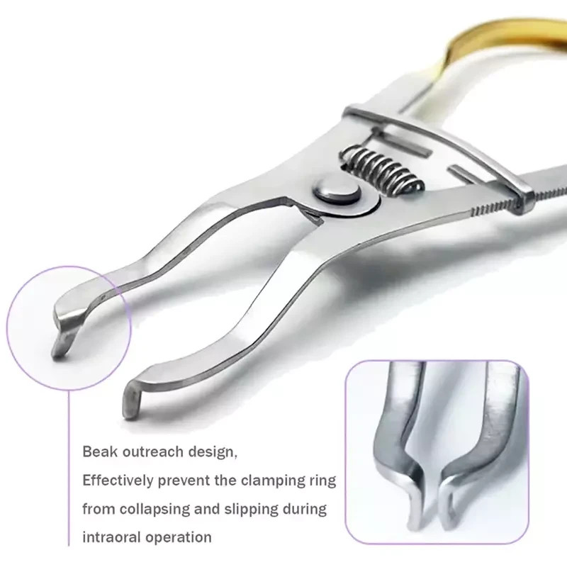 Dental Sectional Matrix Plier Metal Matrix Band Ring Clamp Placement Forceps