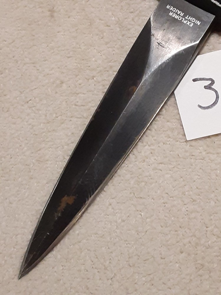 Explorer Night Raider Boot Dagger Fixed Blade Knife W Leather Sheath 3