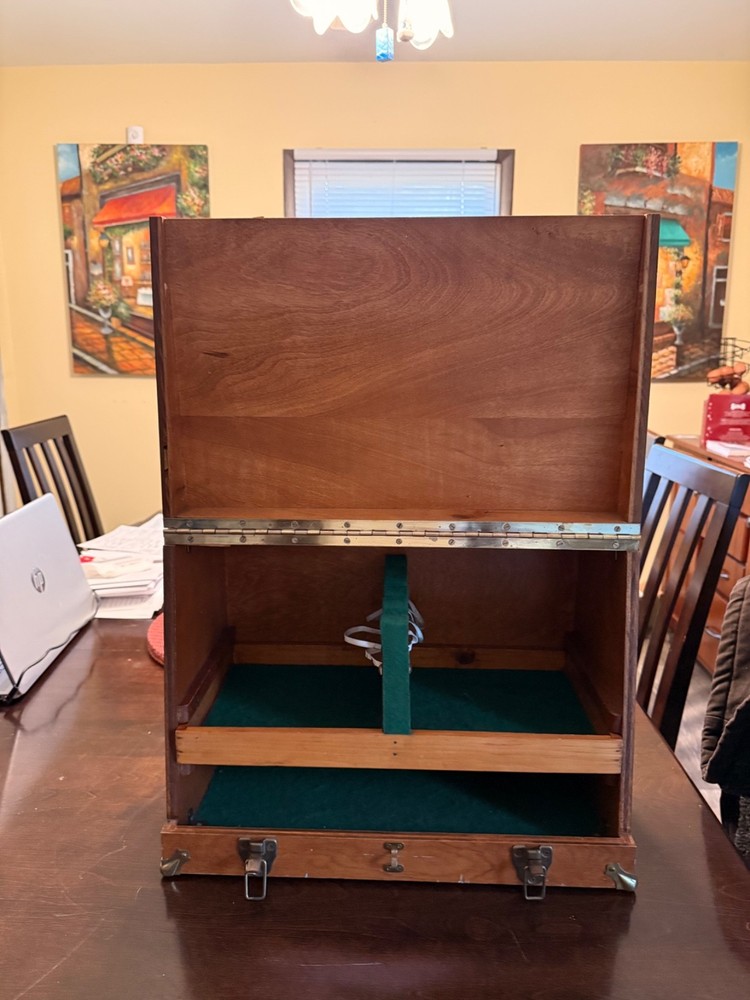 vintage shooting range box