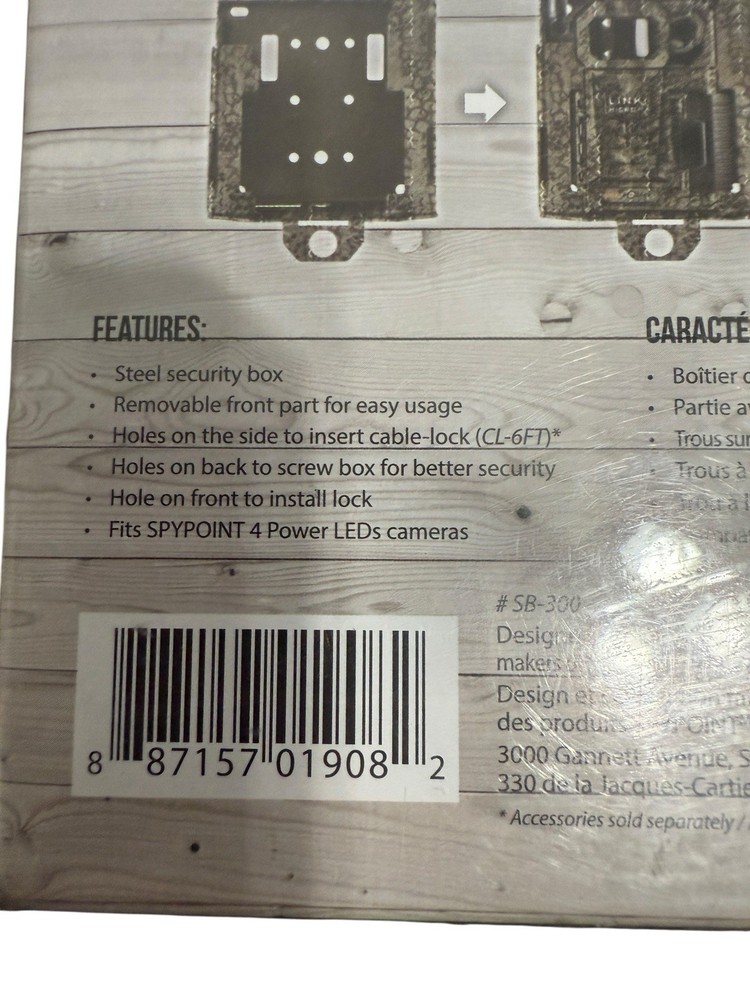 New Security Box Trail Cam SPYPOINT SB-300 Link Micro