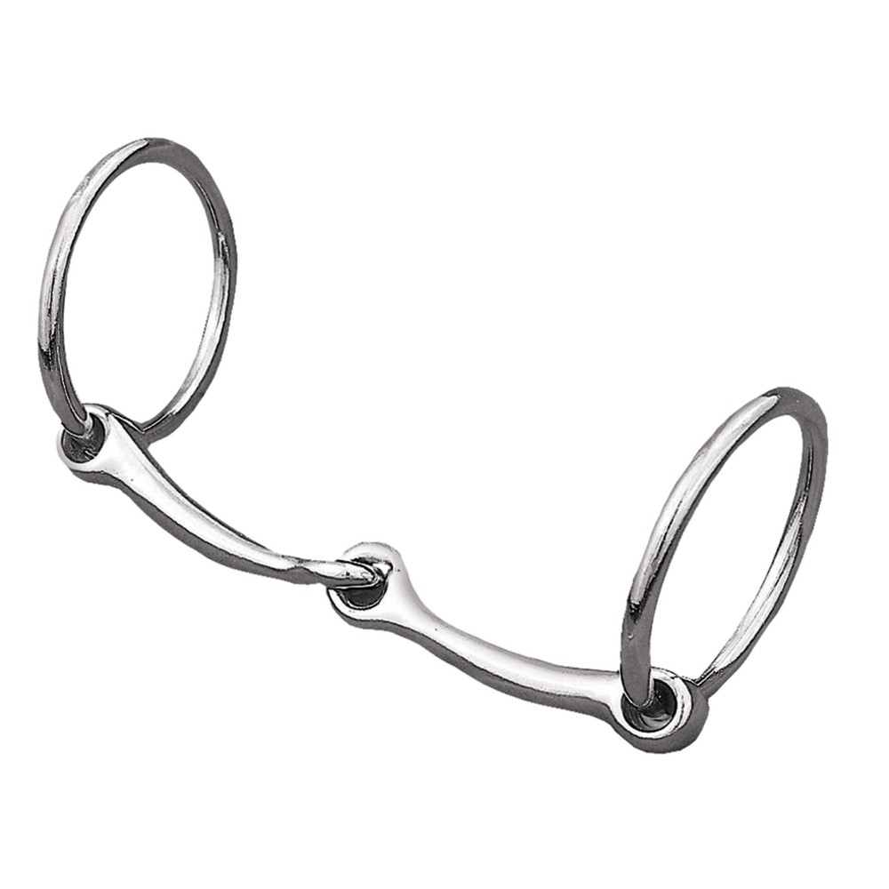 Weaver Leather All Purpose Ring Snaffle Bit 5, black