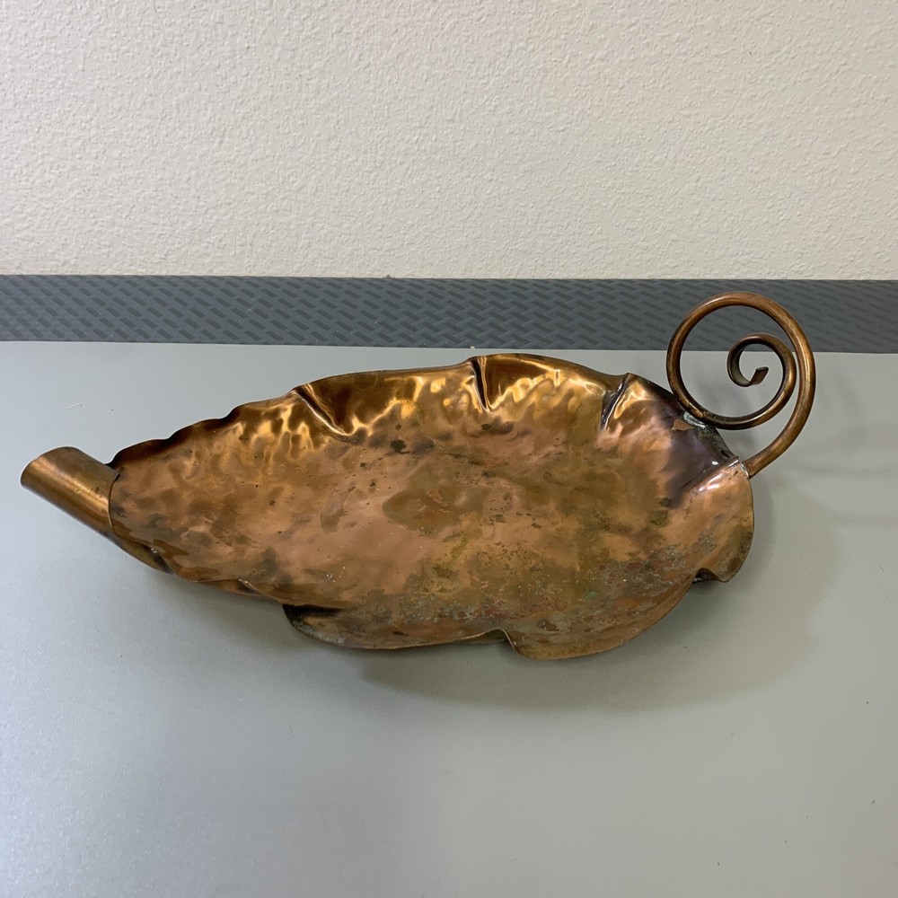 Gregorian Hammered Copper Serving Plate