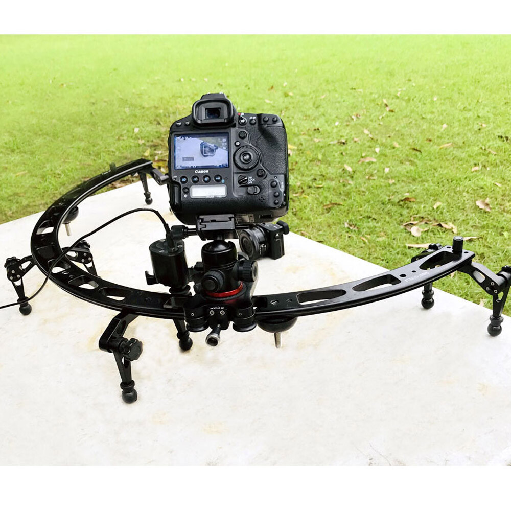Motorized video Camera Slider Curve Track with Motion Control System Shootvilla