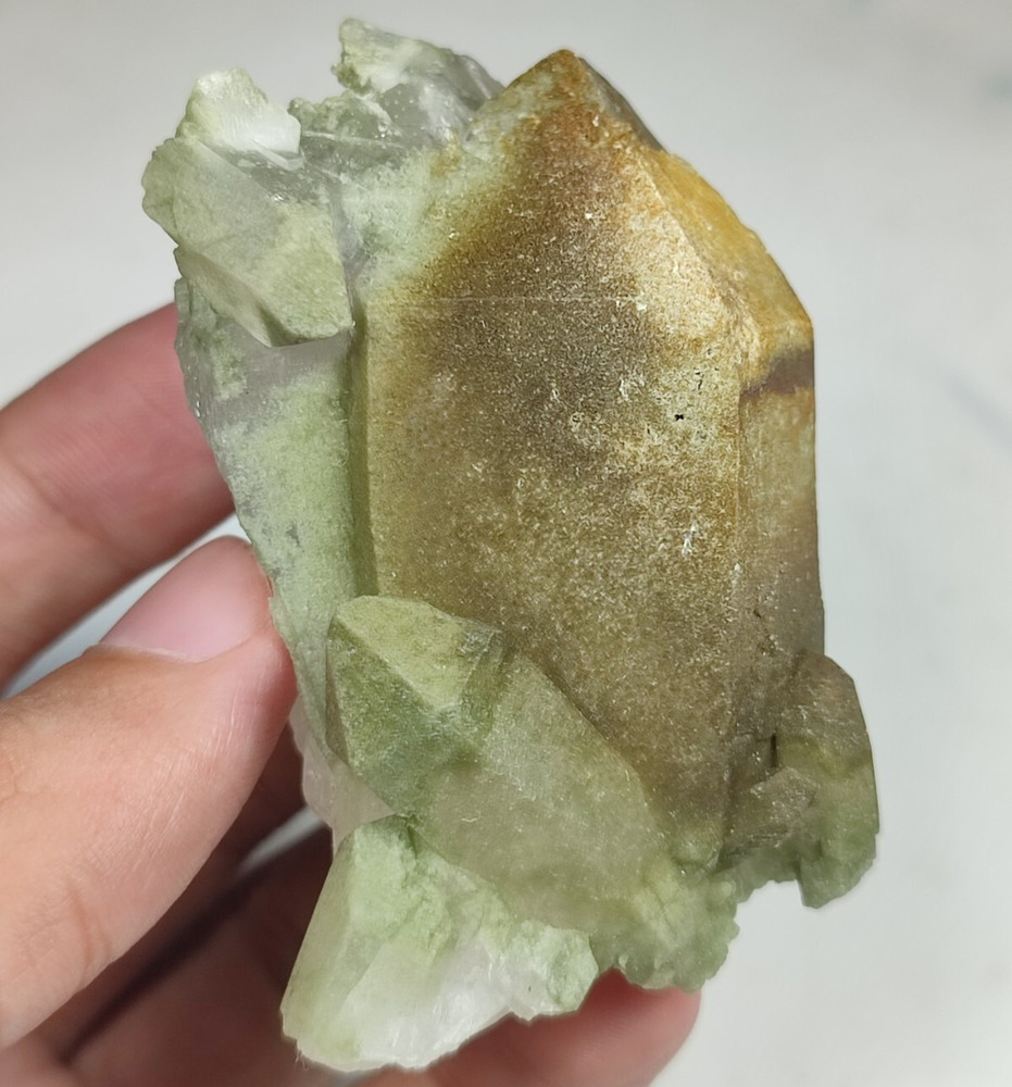Chlorite Quartz Crystal Having Beautiful Growth-Pk