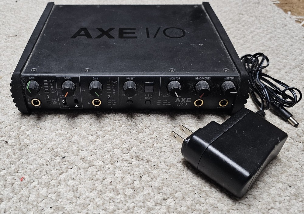IK Multimedia AXE I/O USB Audio Interface - Working, AS IS - Read Description