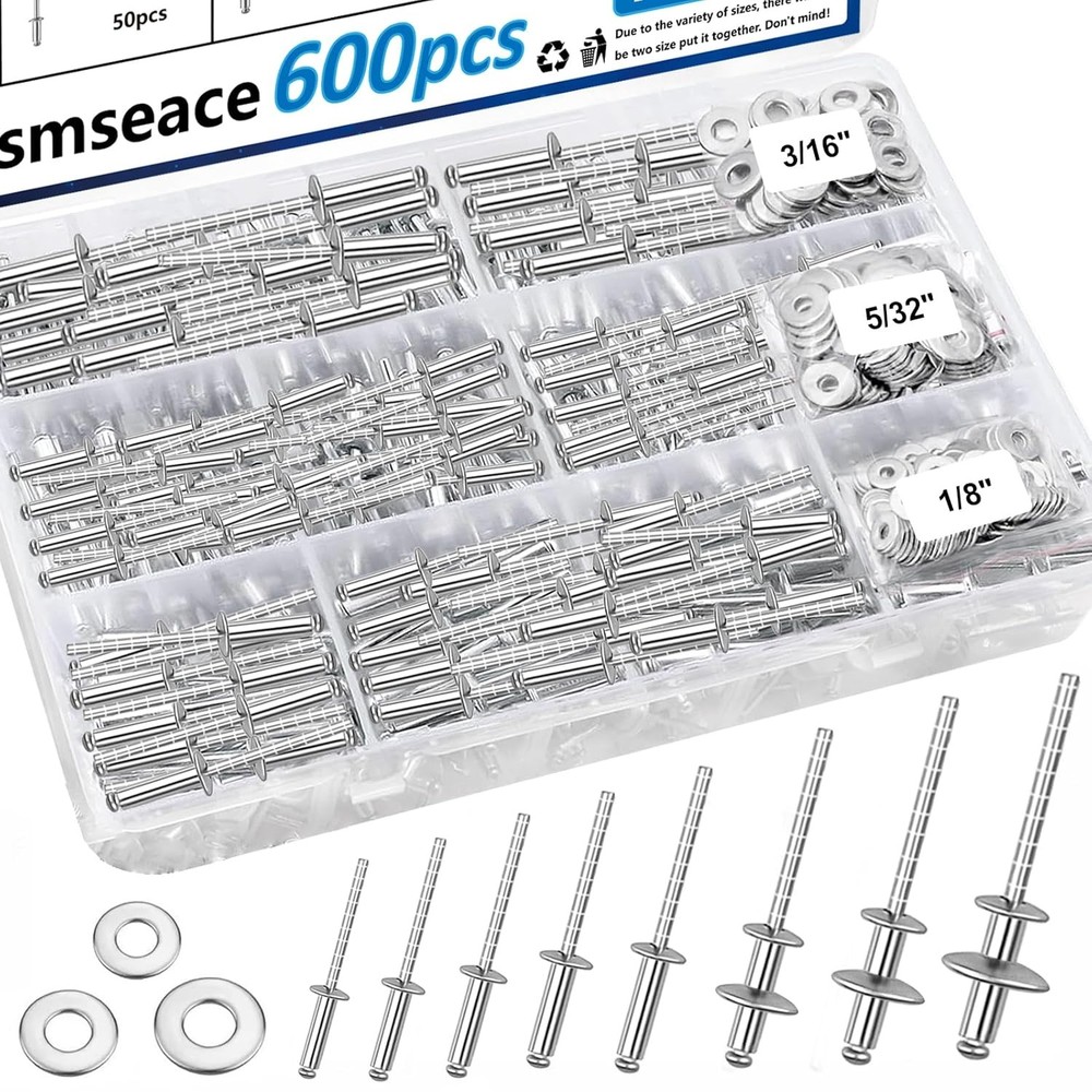 Stainless Steel Pop Rivets Assortment