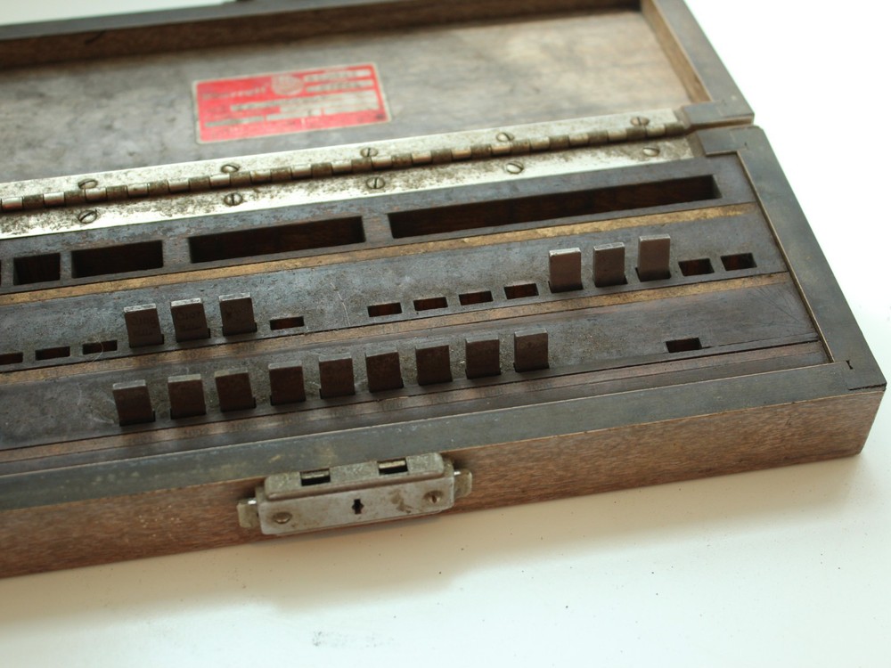 Starrett Weber Gage Block Box