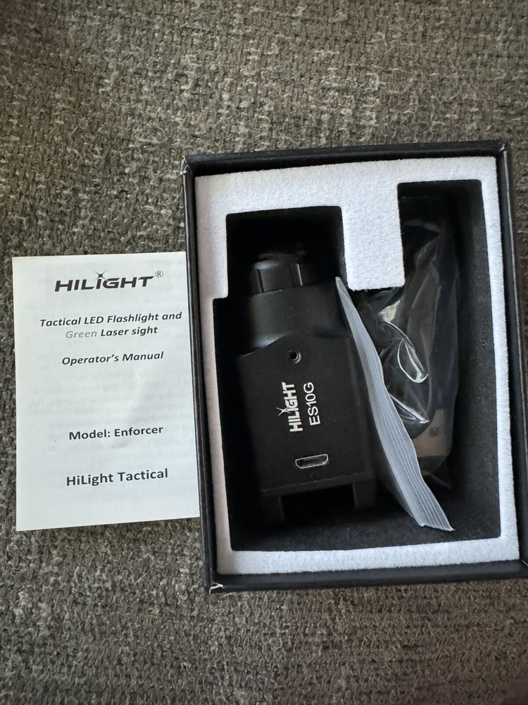 Highlight Enforcer Series Green Laser Flashlight Combo ES10G