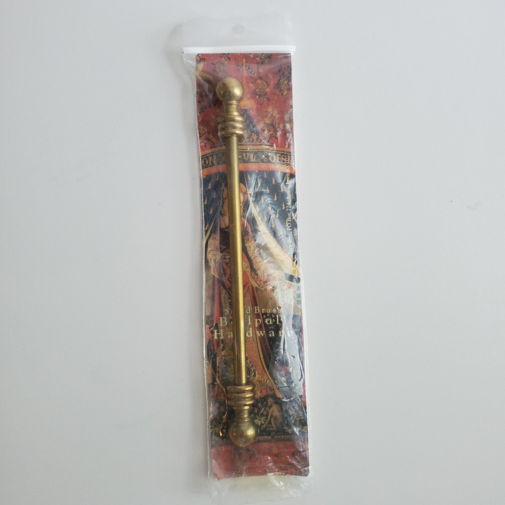 Solid Brass Bellpull Hardware from Yarn Tree Item 3551 4.5" Vintage