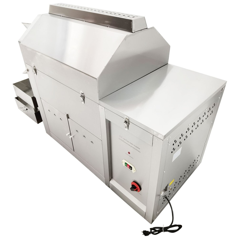 220V Automatic Coffee Bean Nut Roasting Machine Drum Roaster Machine