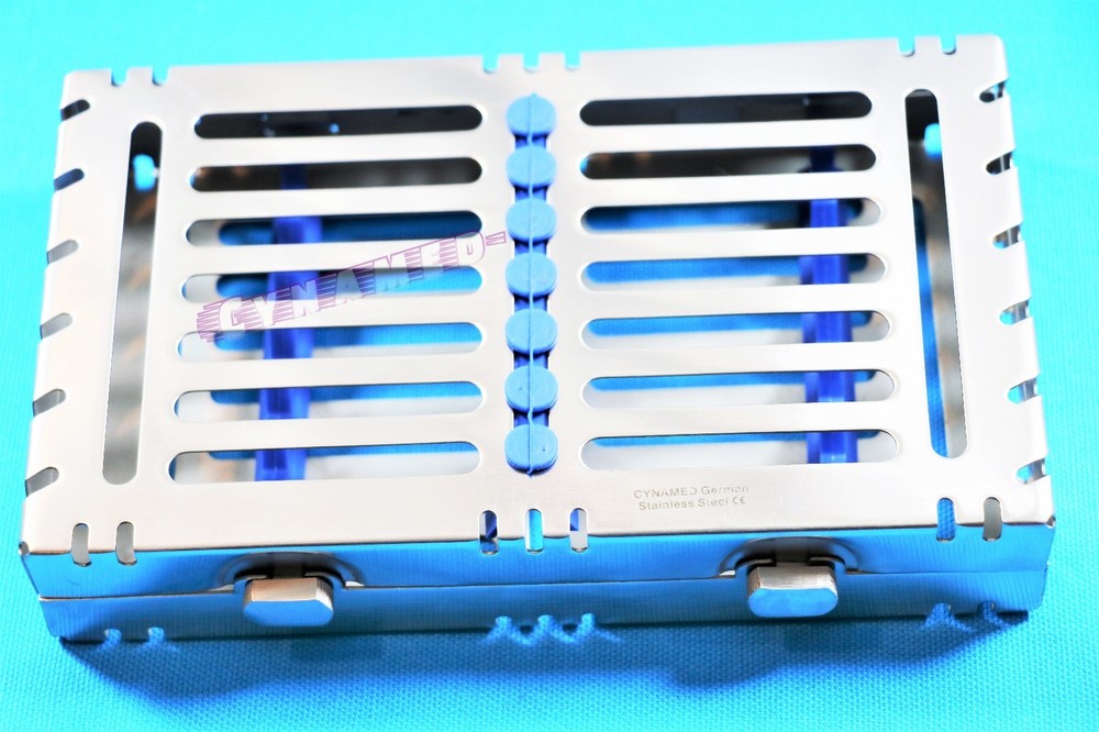 STERILIZATION CASSETTE FOR 7 INSTRUMENTS DENTAL STERILIZATION GERMAN PREMIUM