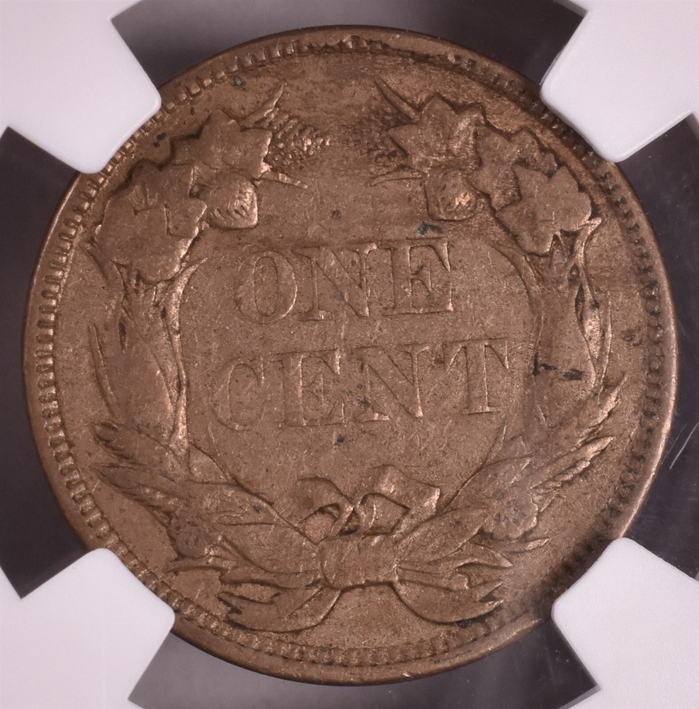 1857 Flying Eagle Cent - NGC XF40