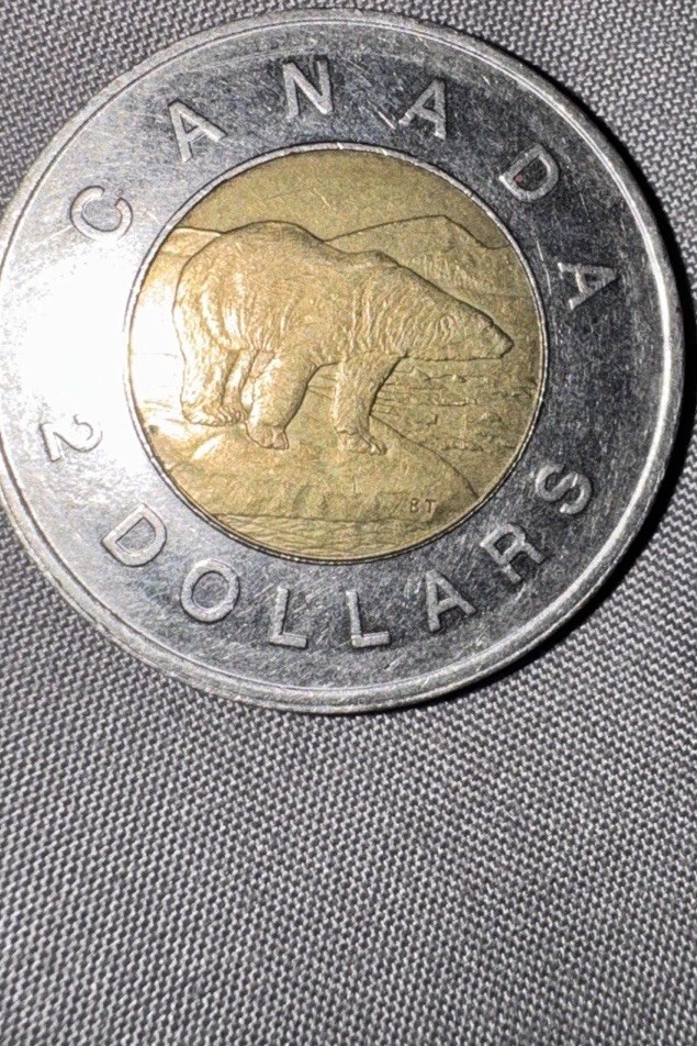 1996 canada 2 dollar coin