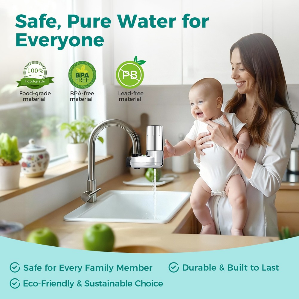 Fil-Fresh Faucet Filter Replacement for Brita® Faucet System Chrome 3-Pack US