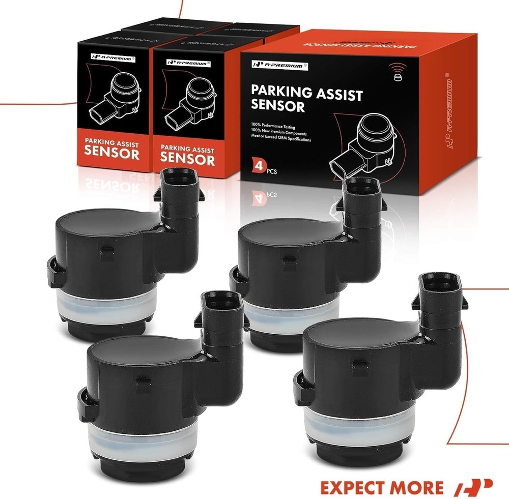 4-PC Reverse Backup Parking Assist Sensor Compatible with Select Ram, Jeep & Dod