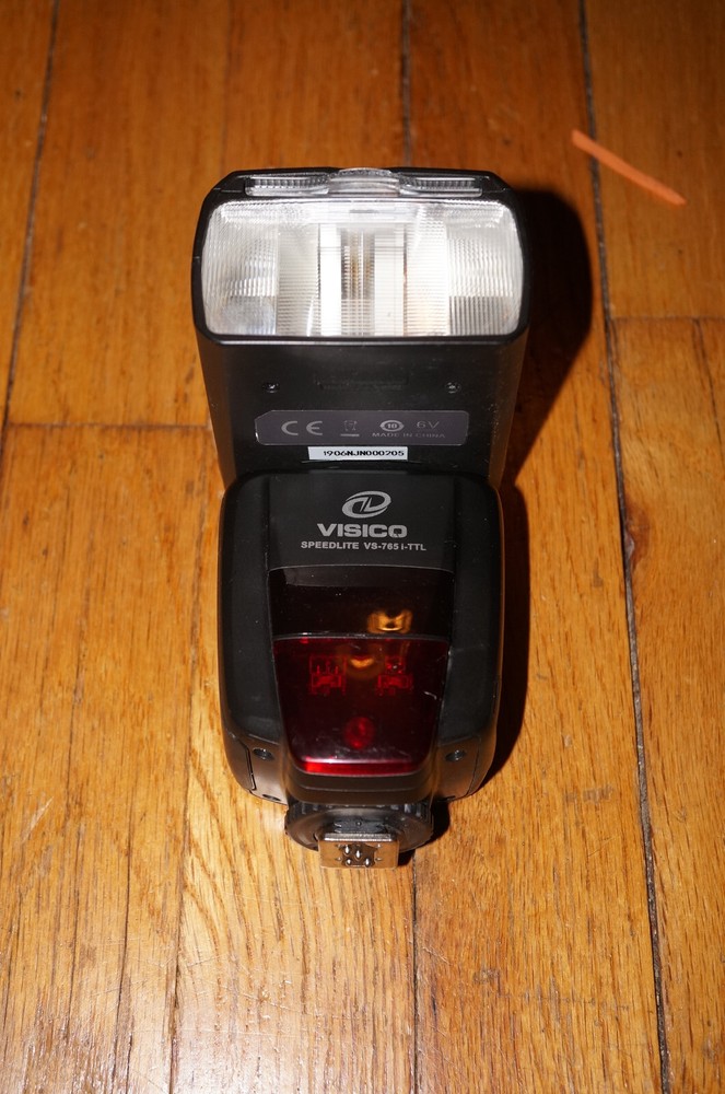Visico VS-765 i-TTL Flash for Nikon w/Custom Brackets CB Junior