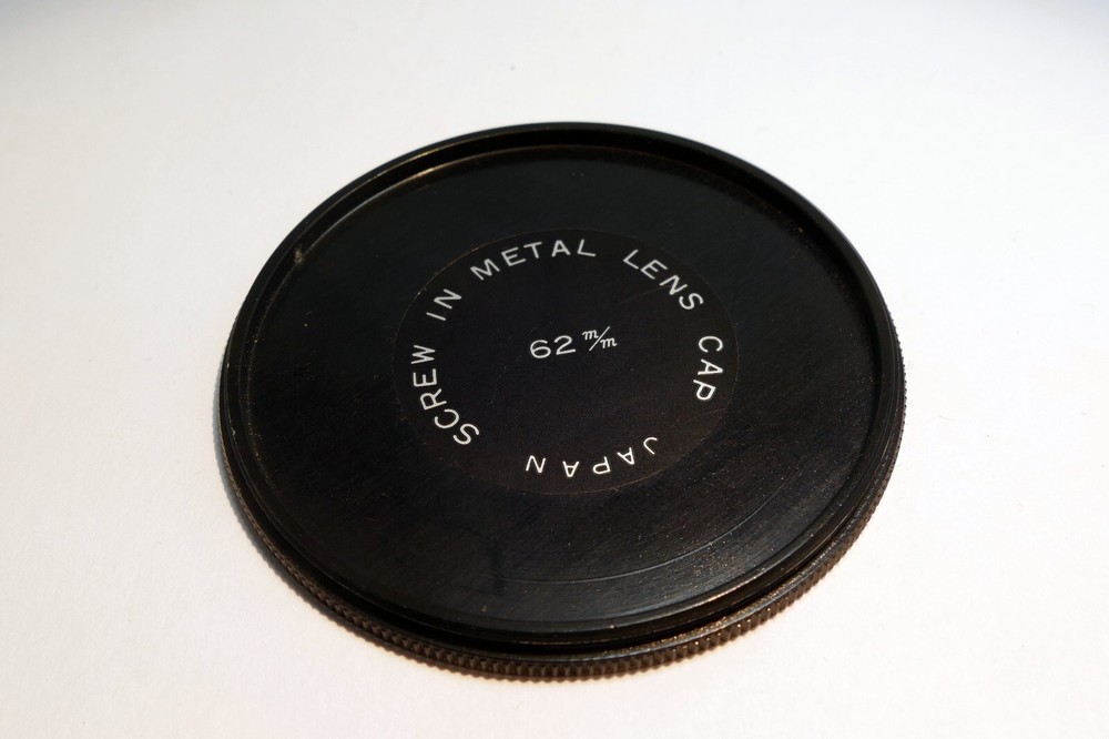 Metal 62mm Lens Front Cap threaded for filter stacking
