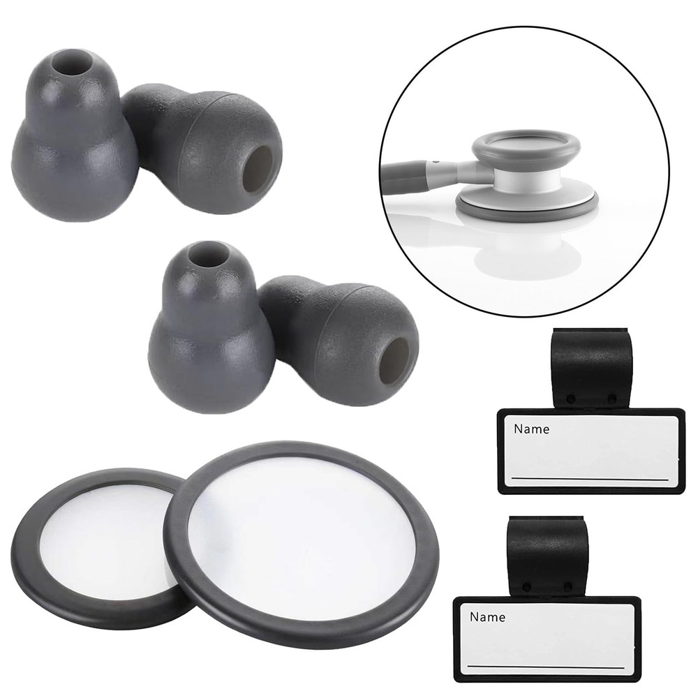Stethoscope Replacement Part Kit - Diaphragm & Ear Tips for Littmann Classic ...
