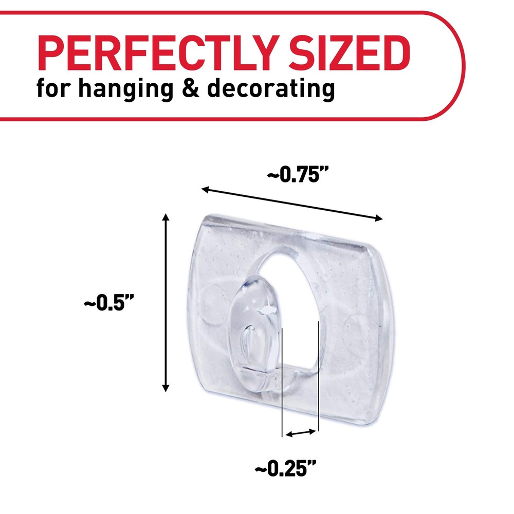 Command Indoor Mini Light Clips, Damage Free Hanging Christmas Light Clips, ...