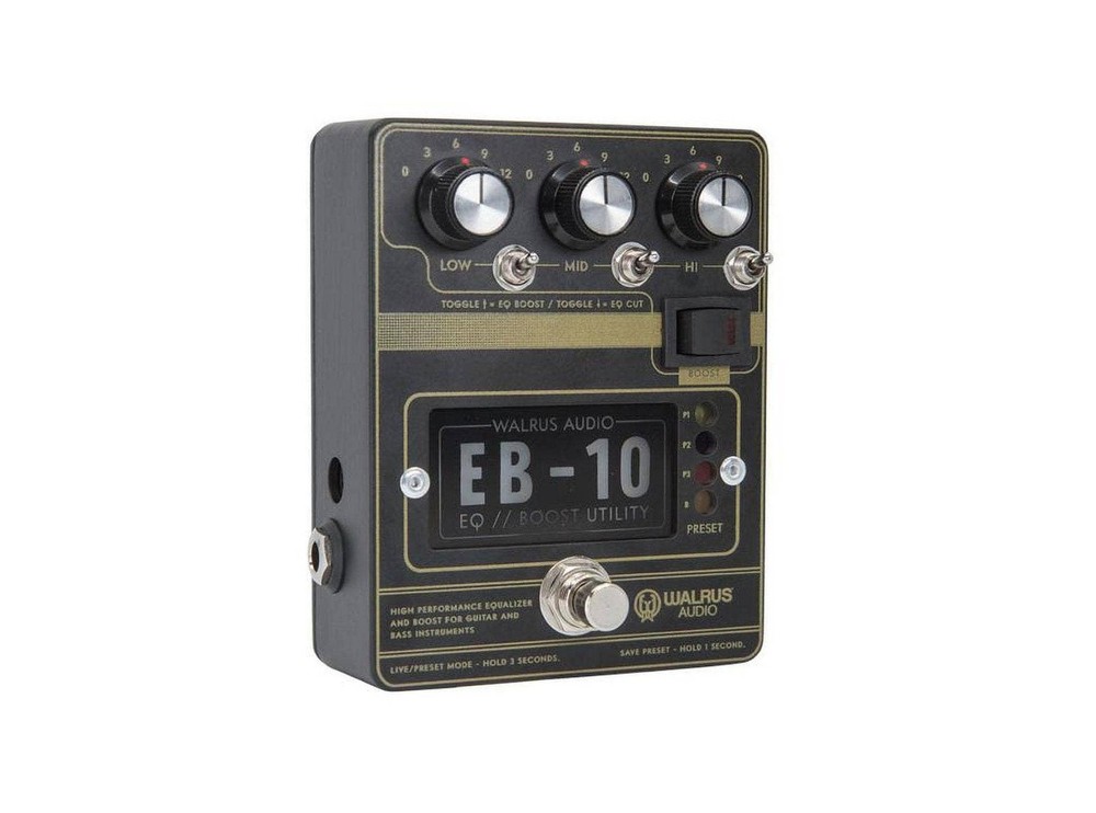 Walrus Audio EB-10 Preamp/EQ/Boost, Black
