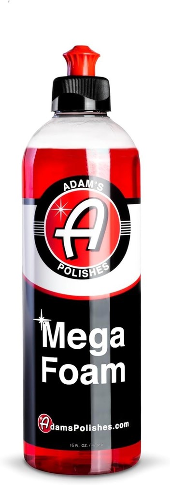 Adam's 16oz Mega Foam Shampoo - Advanced pH Neutral Clean Without Stripping